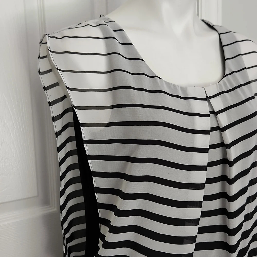 BCX Black & White Mini Dress - Picture 6 of 13